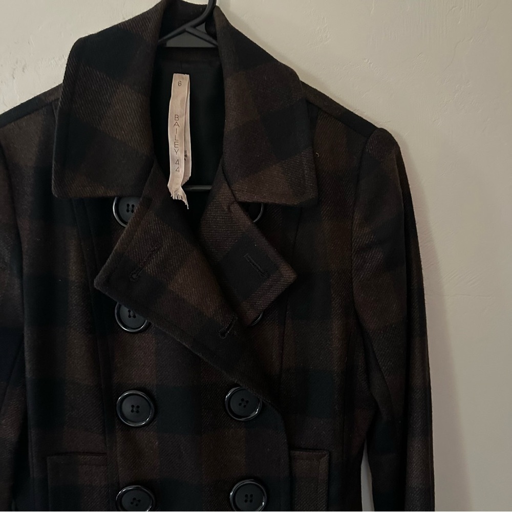 Bailey 44 Buffalo Plaid Peacoat